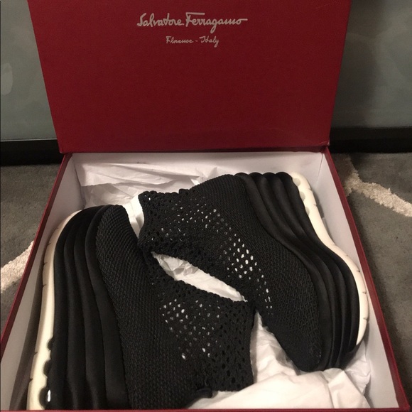 Salvatore Ferragamo Shoes - Salvatore Ferragamo BRAND NEW Knit Wedge  Booties